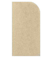 Кирпич огнеупорный шамотный радиусный ШБ-8R60, 250*124*65